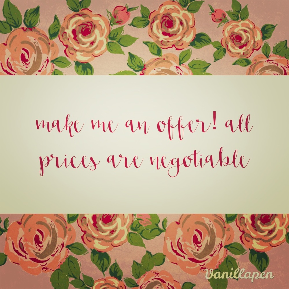 Feel free to make me an offer!